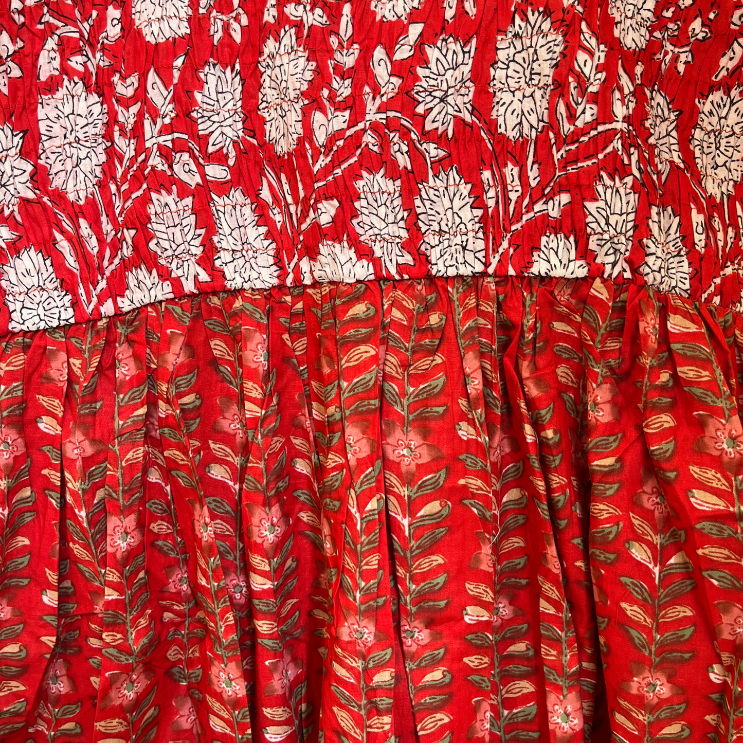 Scarlet Bloom – Red Floral Luxe Dress