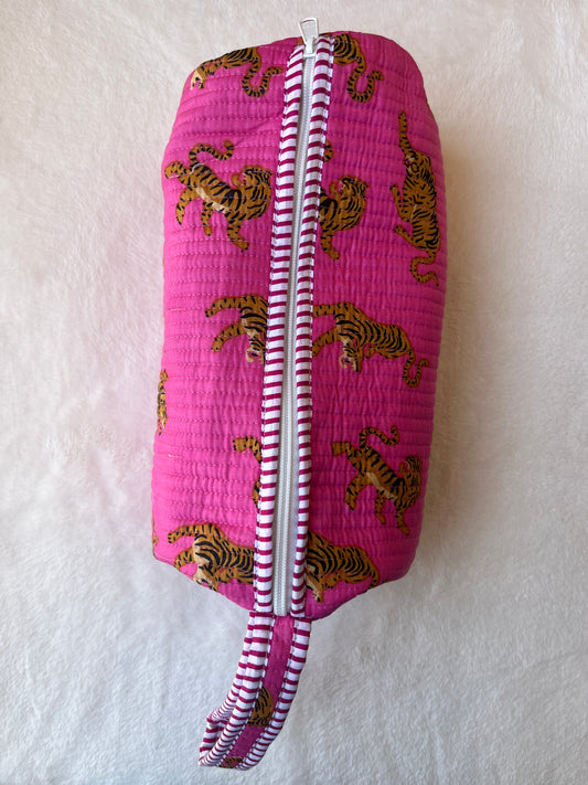 Cute Pink Tiger – Hair Styler Travel bag