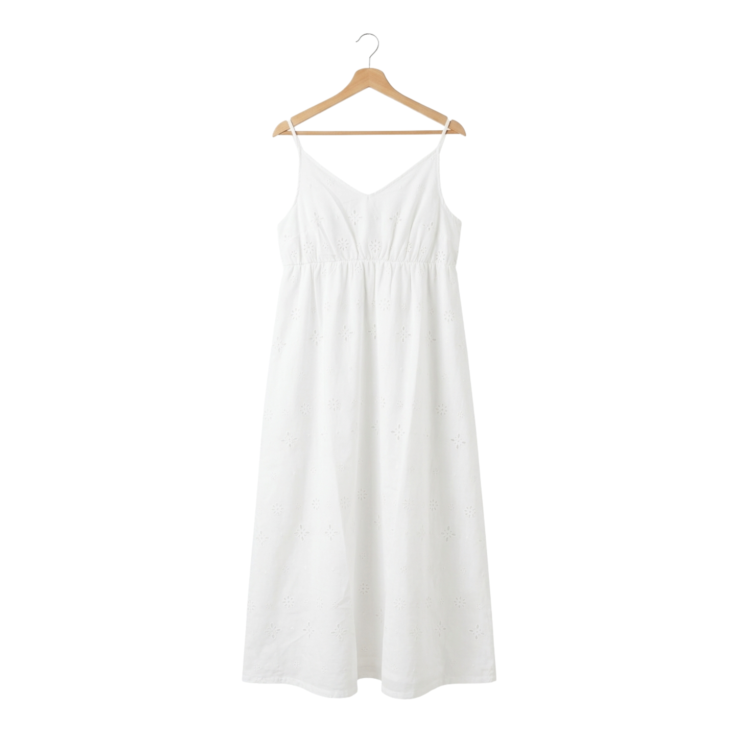 Lily Muse – White Eyelet Luxe Dress
