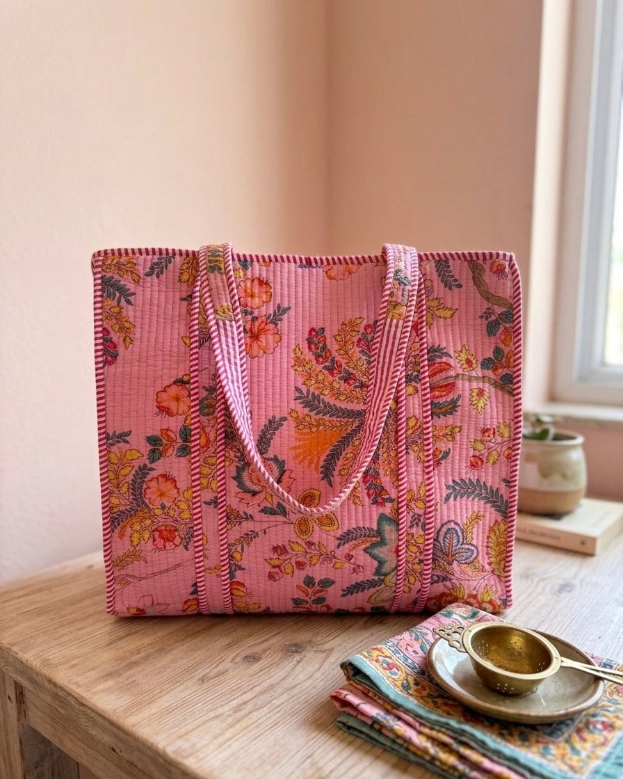 Pink Emerald – Wander Tote Bag 18x18