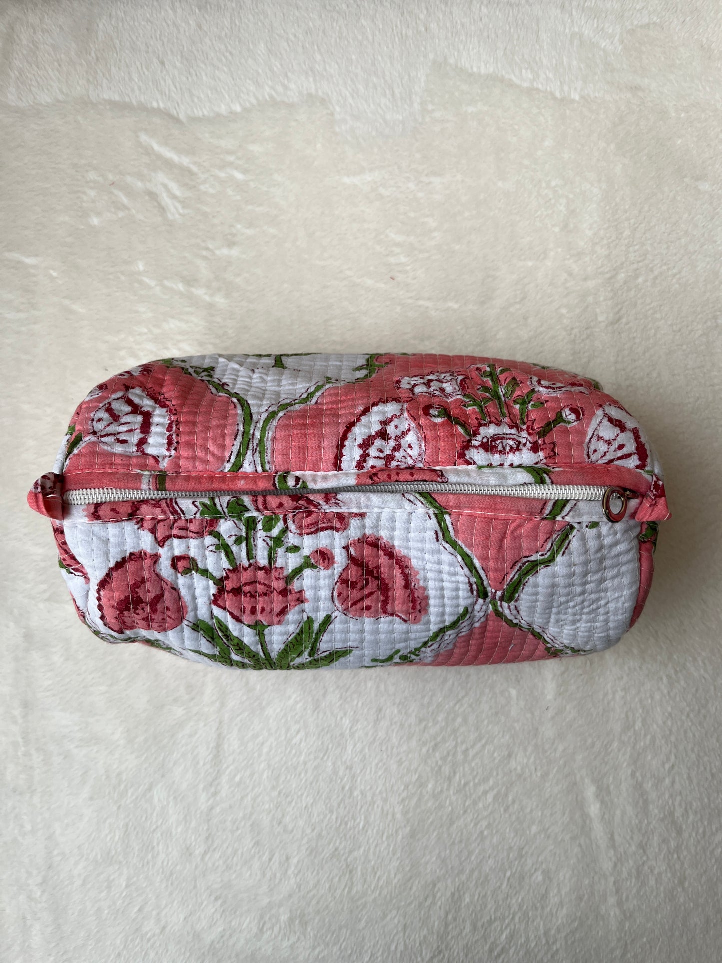 White peach Floral – Utility Pouch Pack of 3