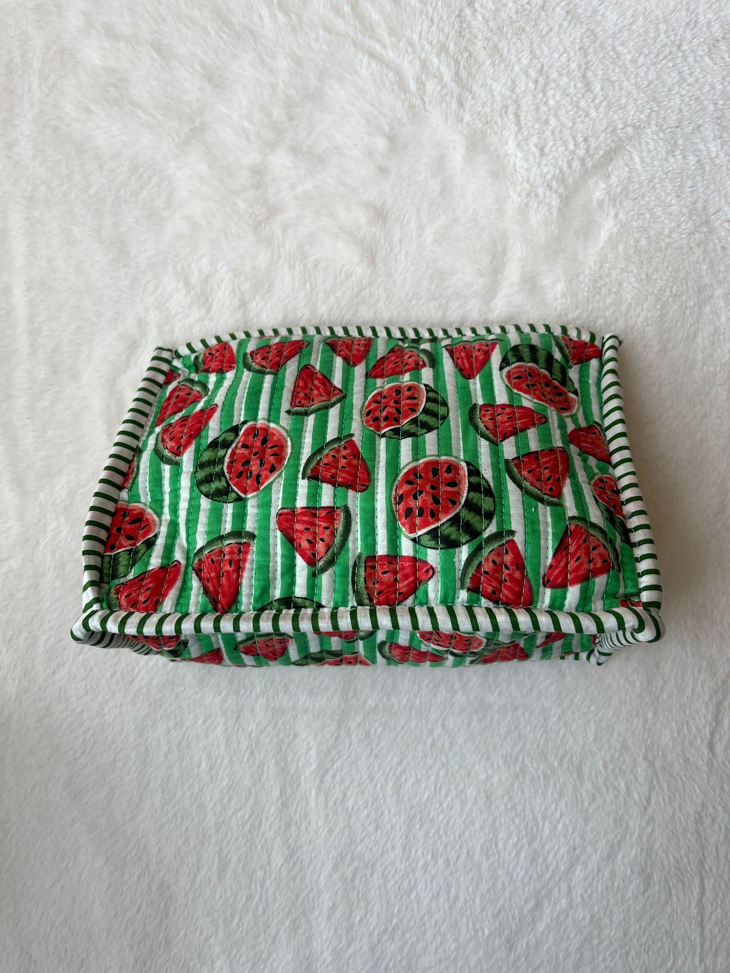 Green Watermelon Pyramid – Utility Pouch Pack of 3