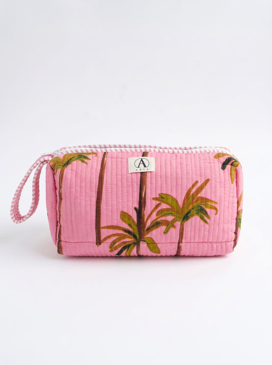 Cute Pink Palm – Hair Styler Travel bag