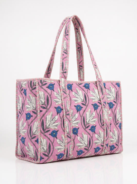 Purple Bloom - Tote Bag 19X15