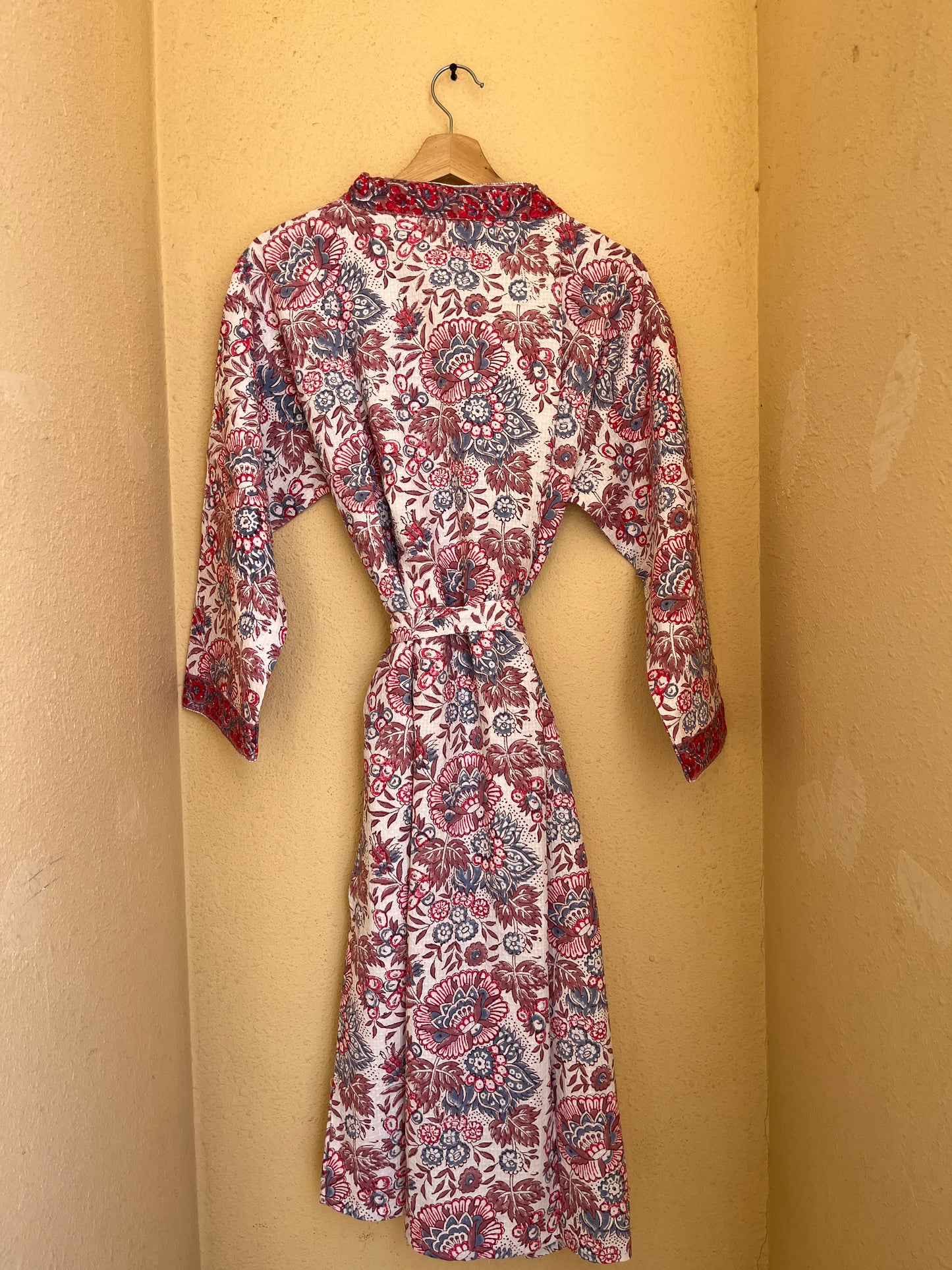 Floral 1012 Waffle Bathrobe – Luxury Spa Robe