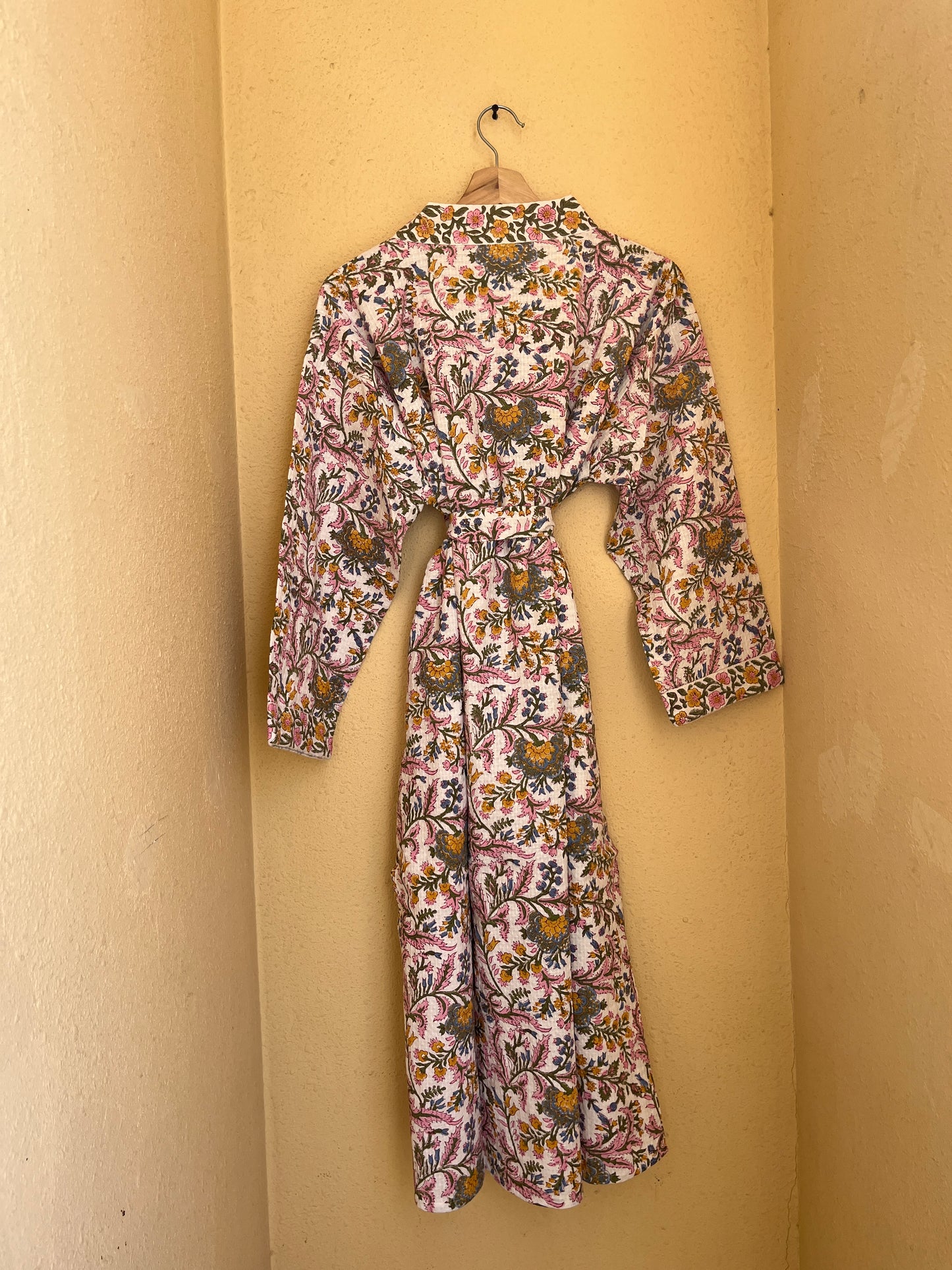 Floral 1015 Waffle Bathrobe – Luxury Spa Robe