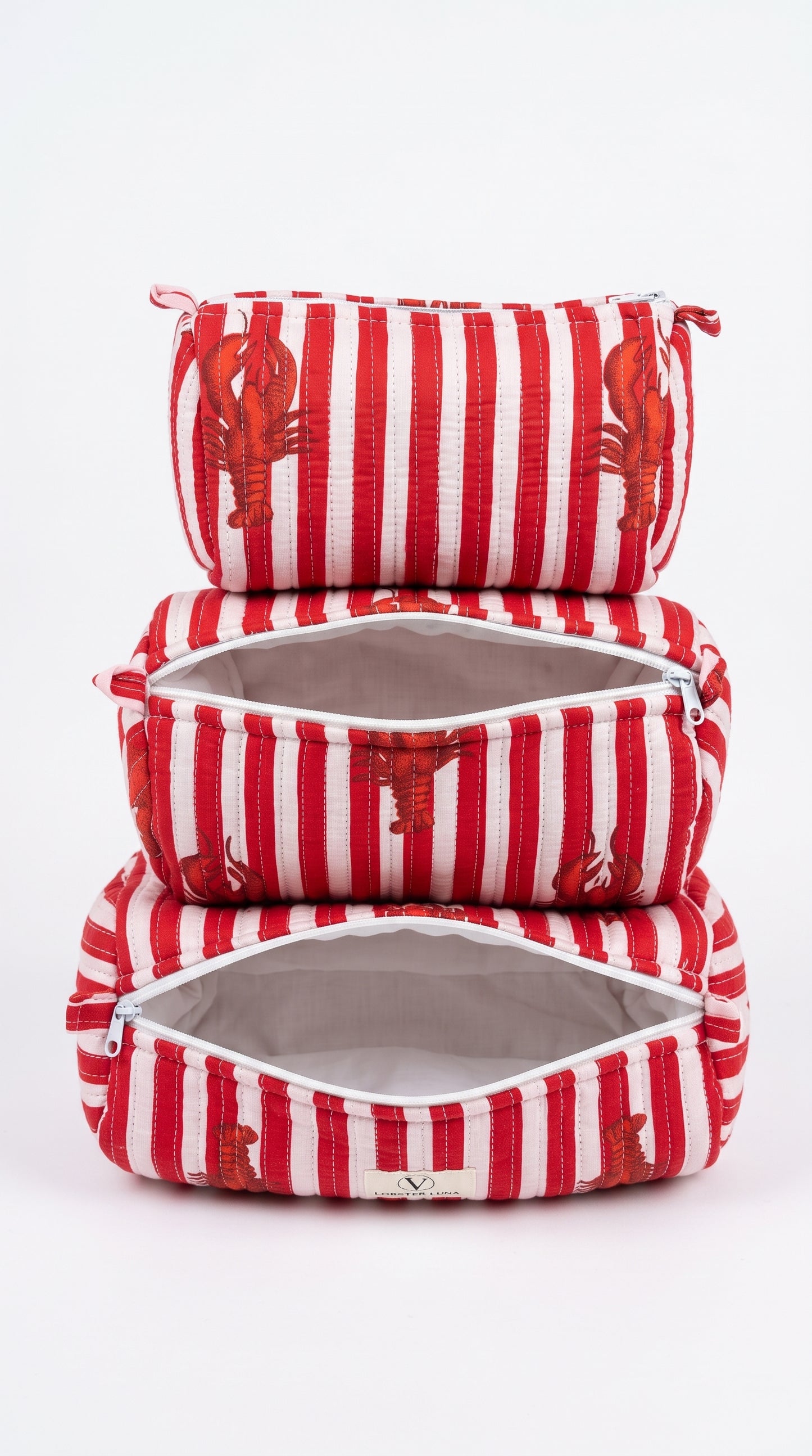 Lobster Coast - Tote & 3 Pouch Set 19X15