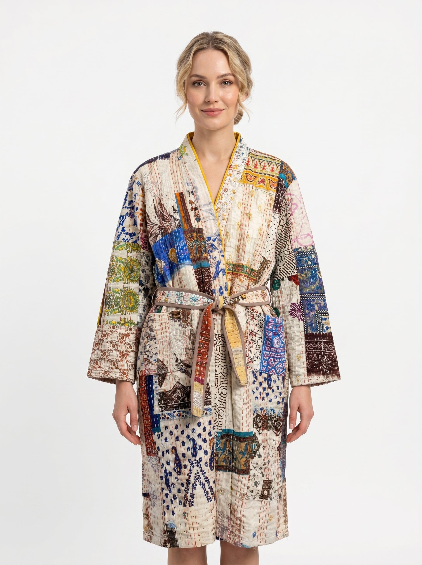 Luxe 101 – Women’s Handcrafted Kantha Cotton Kimono
