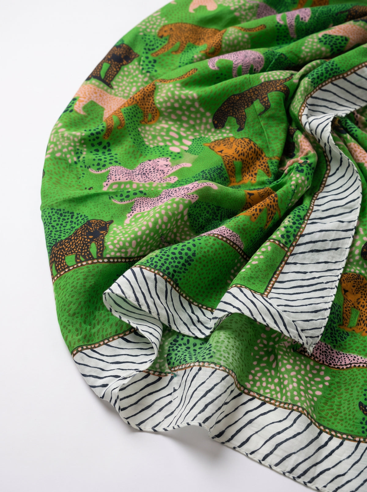 Tropical Green Sarong - Beach Cover