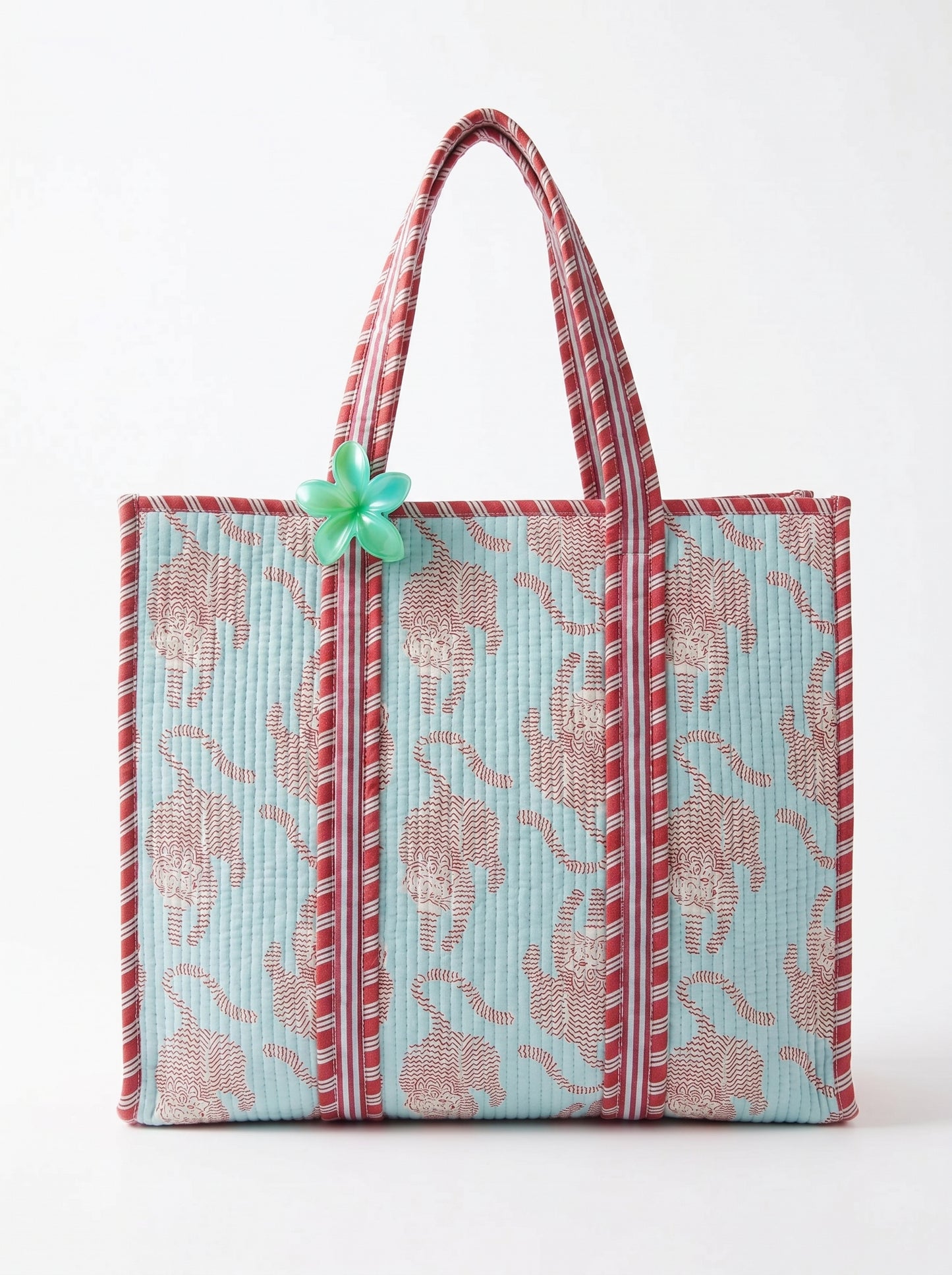 Celestial Blue Royal Tiger – Wander Tote Bag 18x18