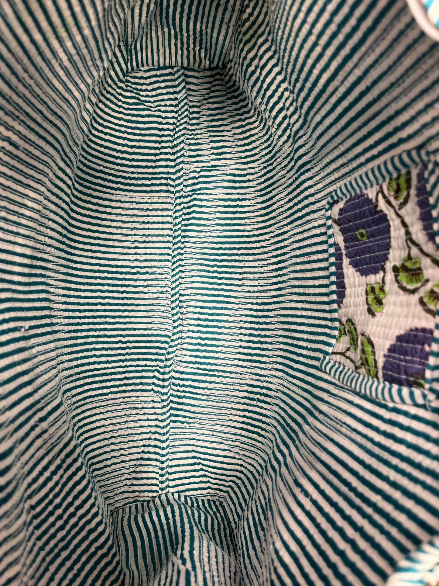 Indigo Blue Bloom 105 – Wander Tote Bag 18X18