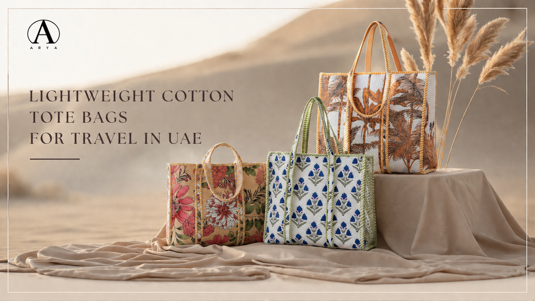 Lightweight Cotton Tote Bags for Travel in UAE