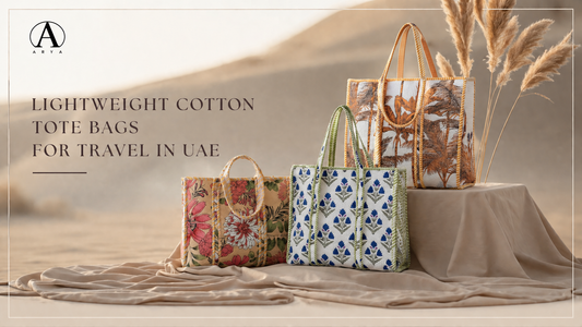 Lightweight Cotton Tote Bags for Travel in UAE
