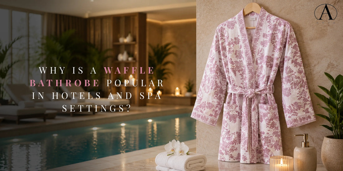 Why Is a Waffle Bathrobe Popular in Hotels and Spa Settings?