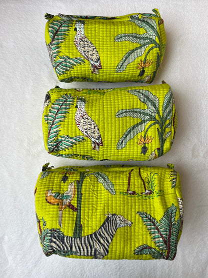 Neon Green Safari – Utility Pouch Pack of 3