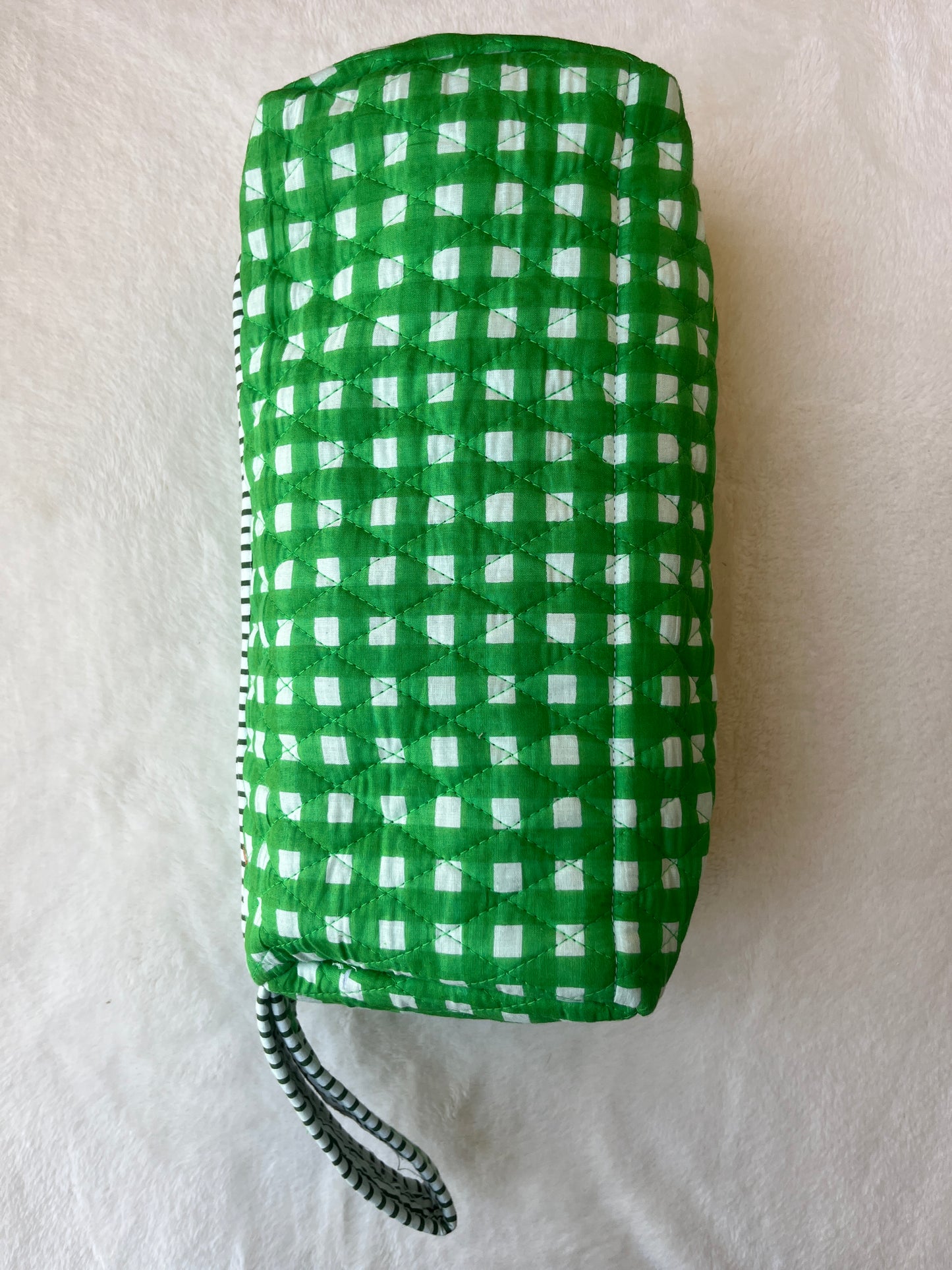 Classic Green Checkered – Hair Styler Travel bag