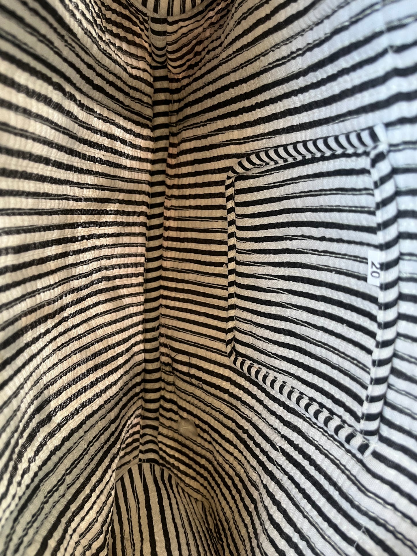 Black Jungle printed Quilted Mini Tote Bag 10X12