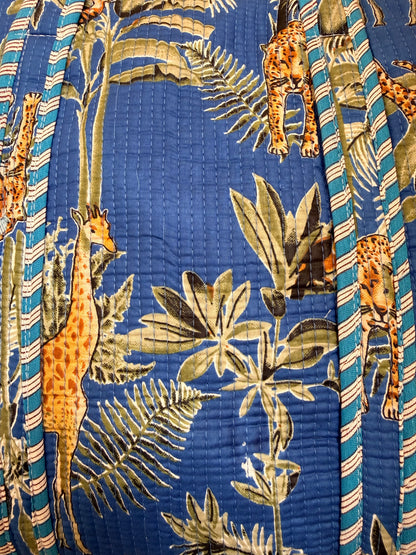 Indigo Blue Forest – Muse Tote Bag 16X16