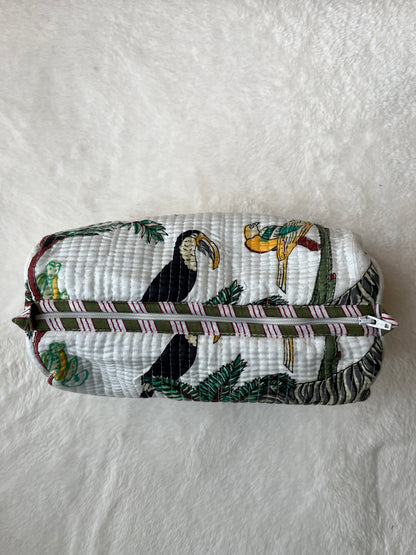 White Safari – Tote & 3 Pouch Set
