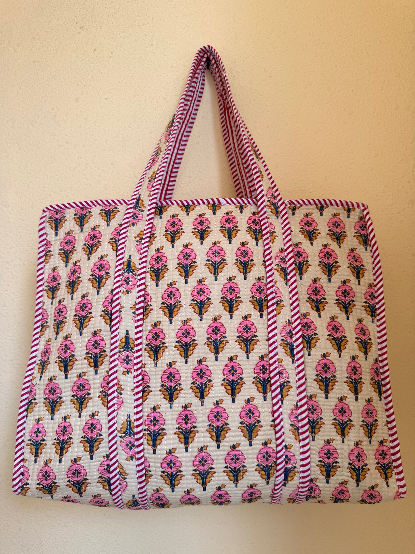 Blush Pink Meadow – Muse Tote Bag 16X16