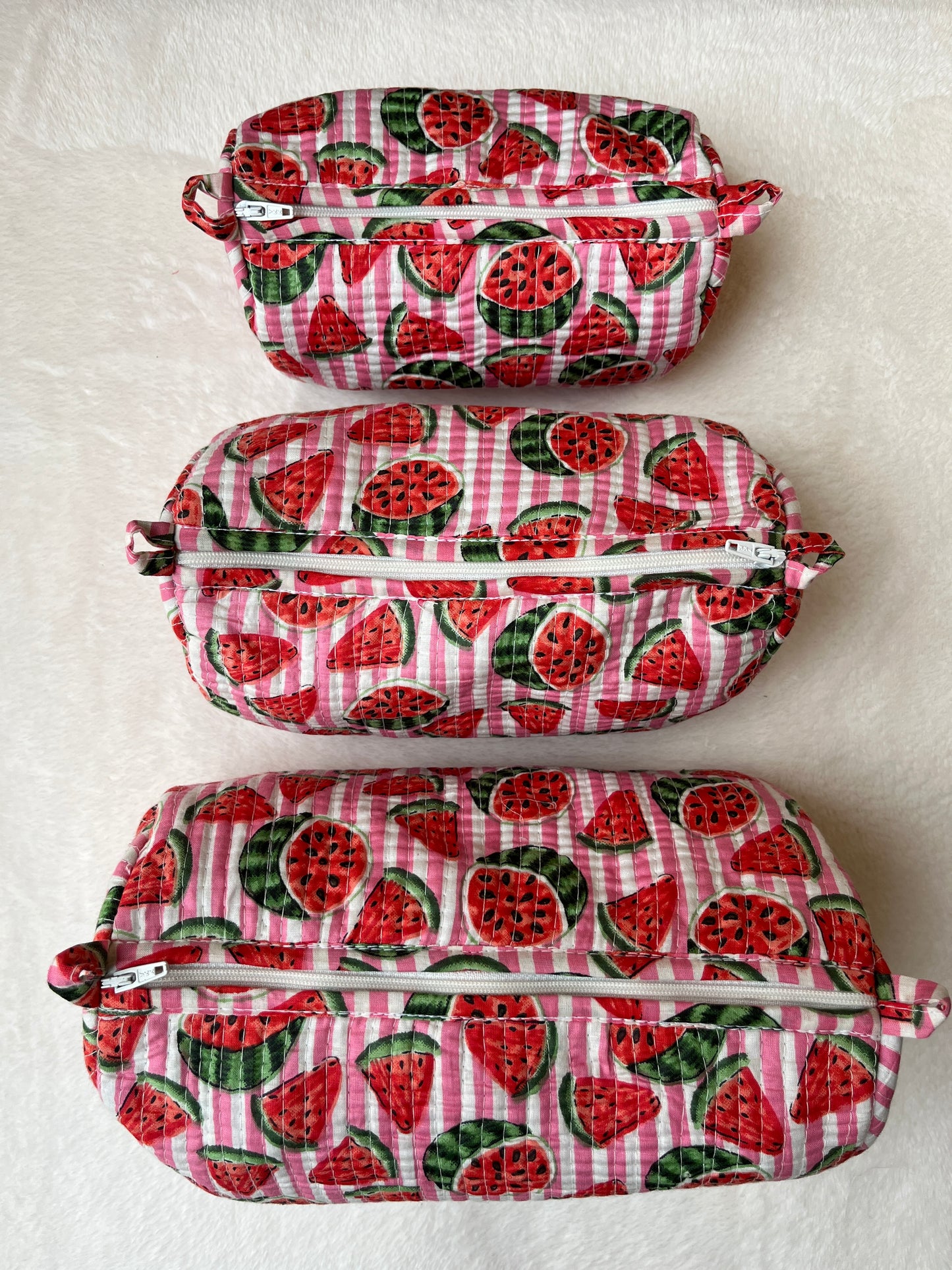 Watermelon red – Utility Pouch Pack of 3