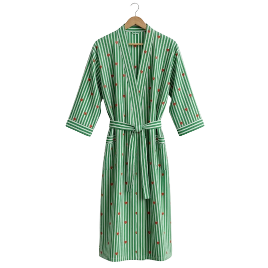 Green Love Riot – Women’s Cotton Kimono
