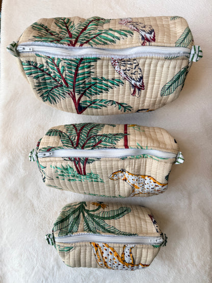 Beige Safari – Utility Pouch Pack of 3