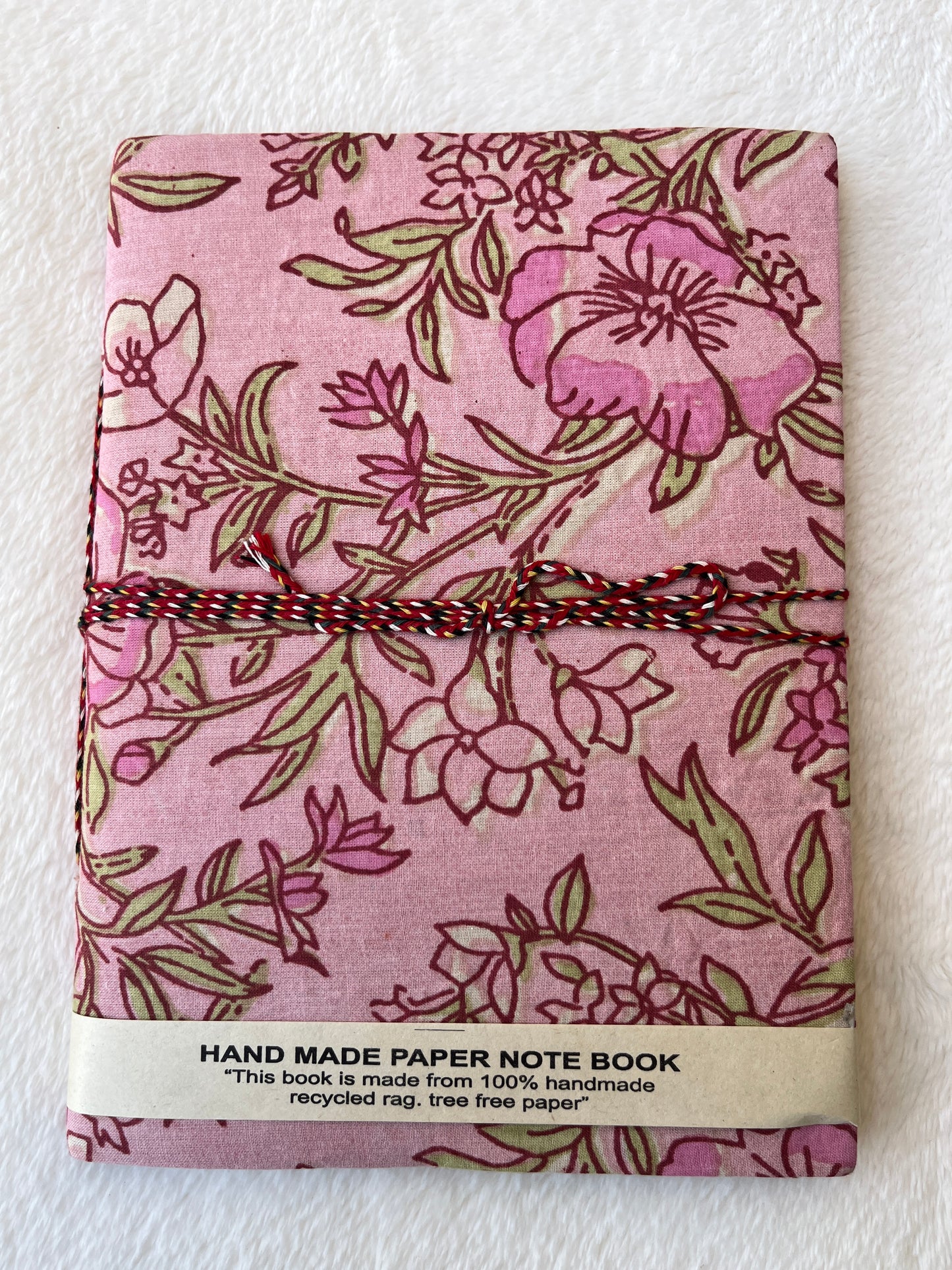 Pink floral-1 – Handcrafted Journal
