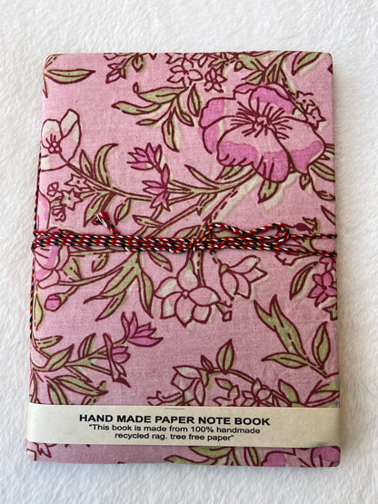 Pink floral-1 – Handcrafted Journal