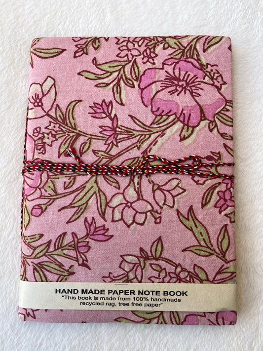Pink floral-1 – Handcrafted Journal