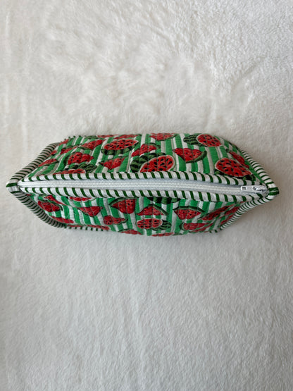 Green Watermelon Pyramid – Utility Pouch Pack of 3