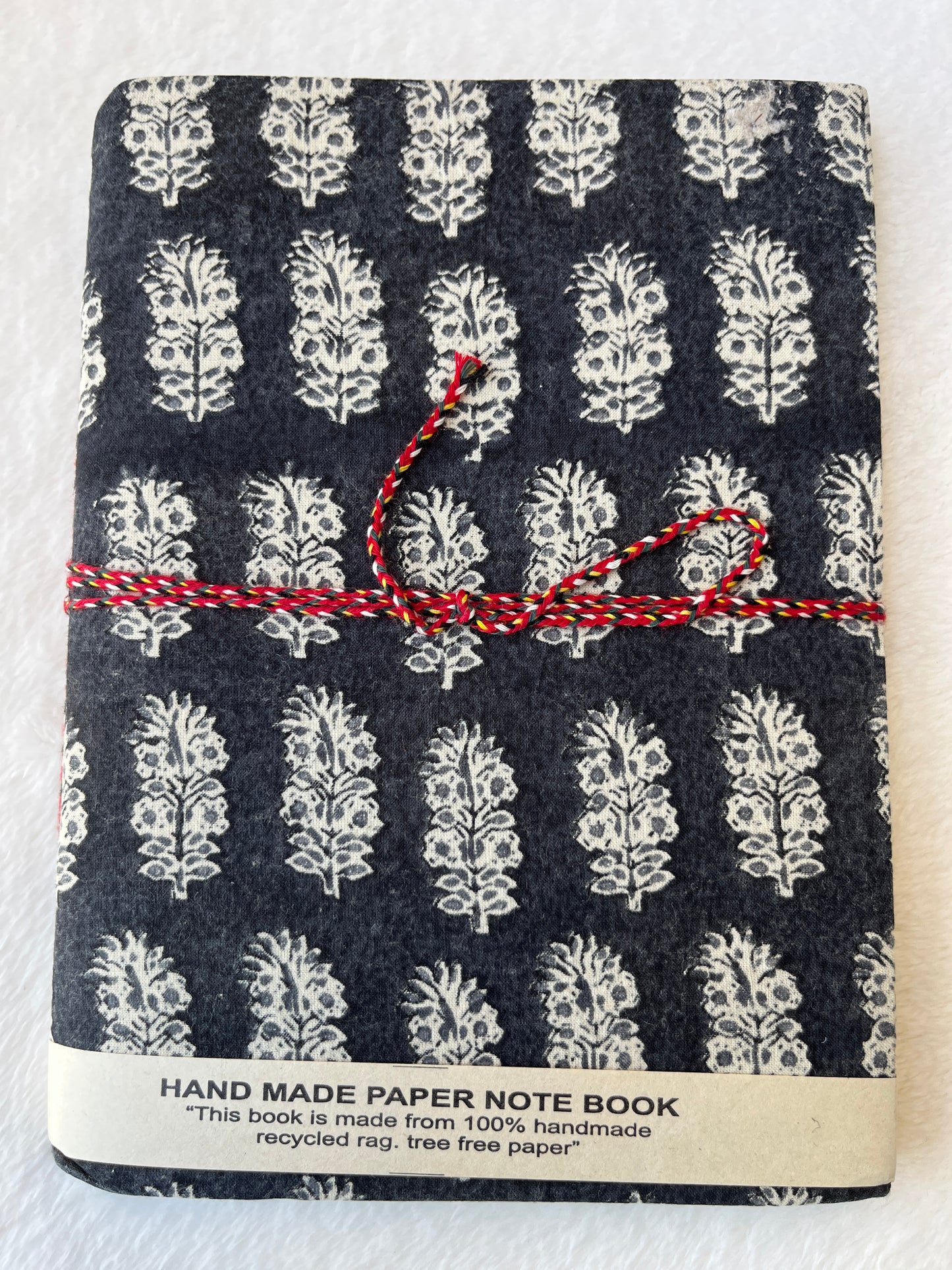 Midnight Black Blossom – Handcrafted Journal