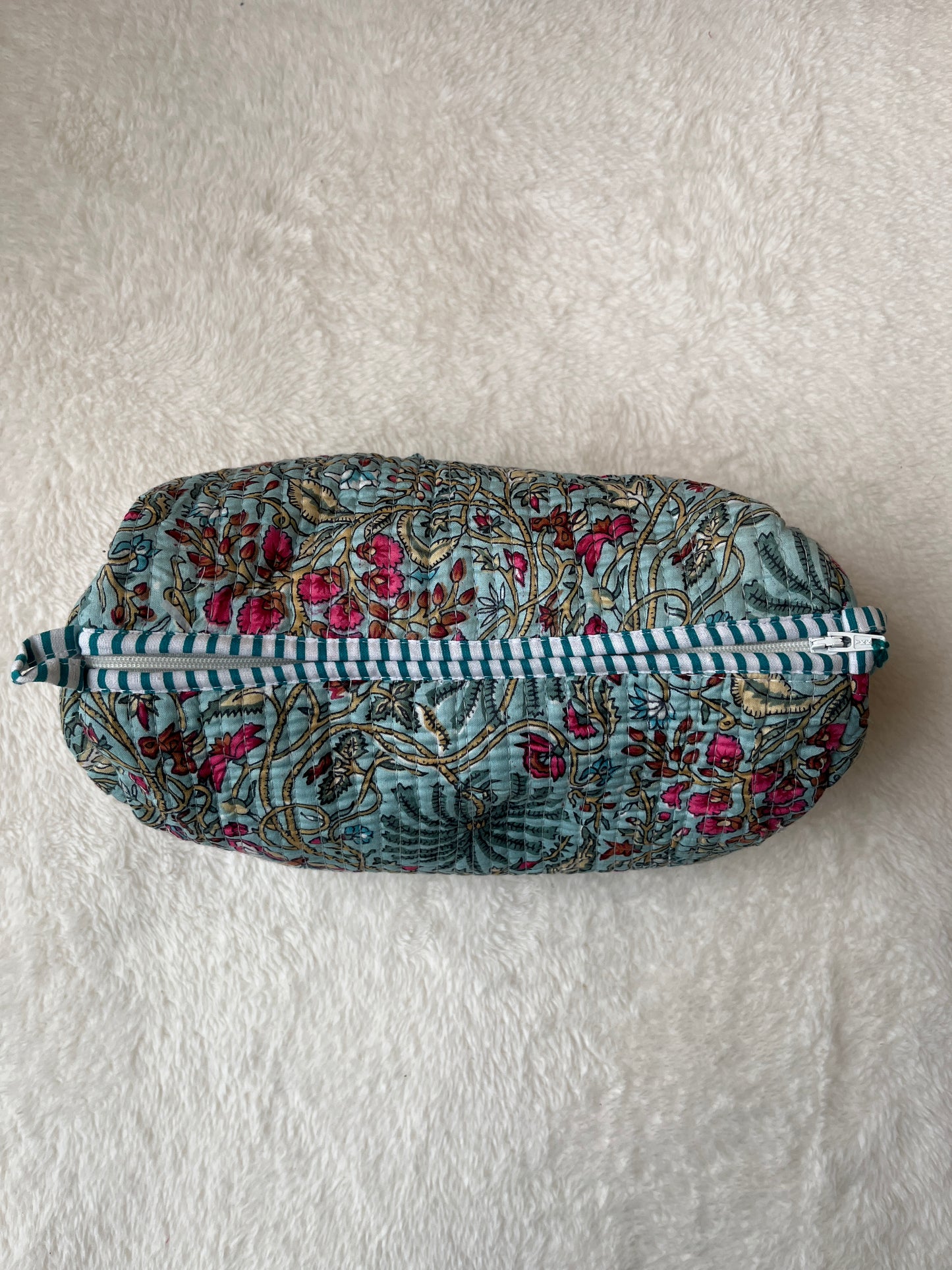 Blue Floral – Utility Pouch Pack of 3