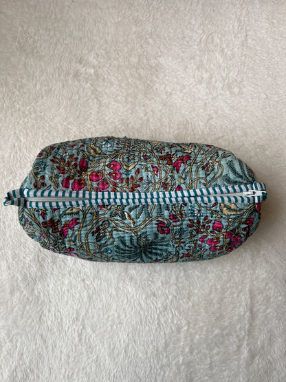 Blue Floral – Utility Pouch Pack of 3