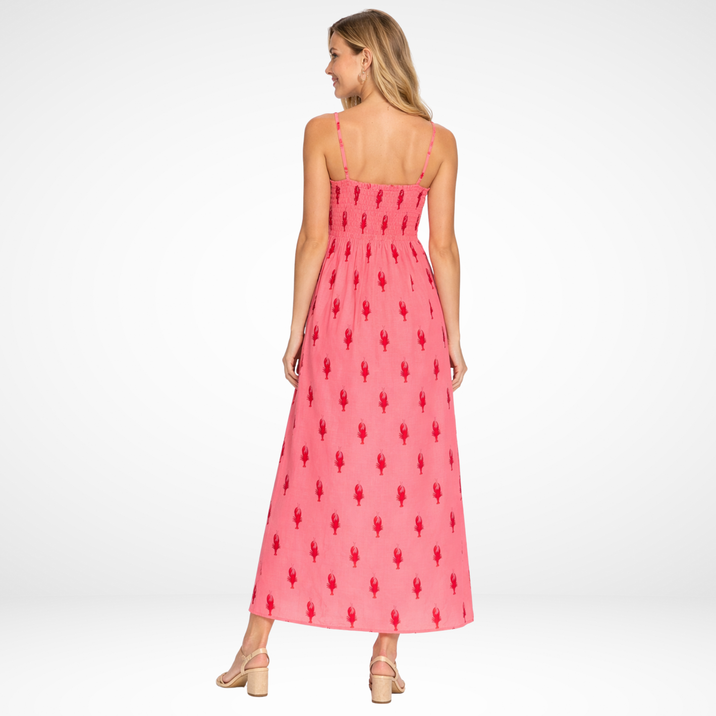 Lobster Love – Pink Coastal Luxe Dress
