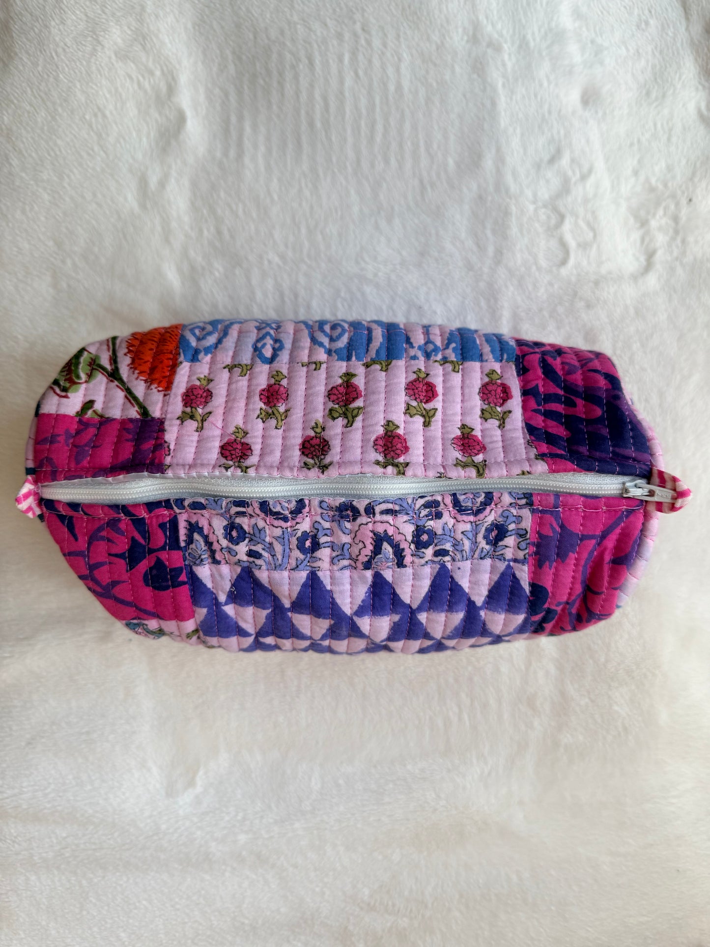 Pink patchwork Floral – Utility Pouch Pack of 3