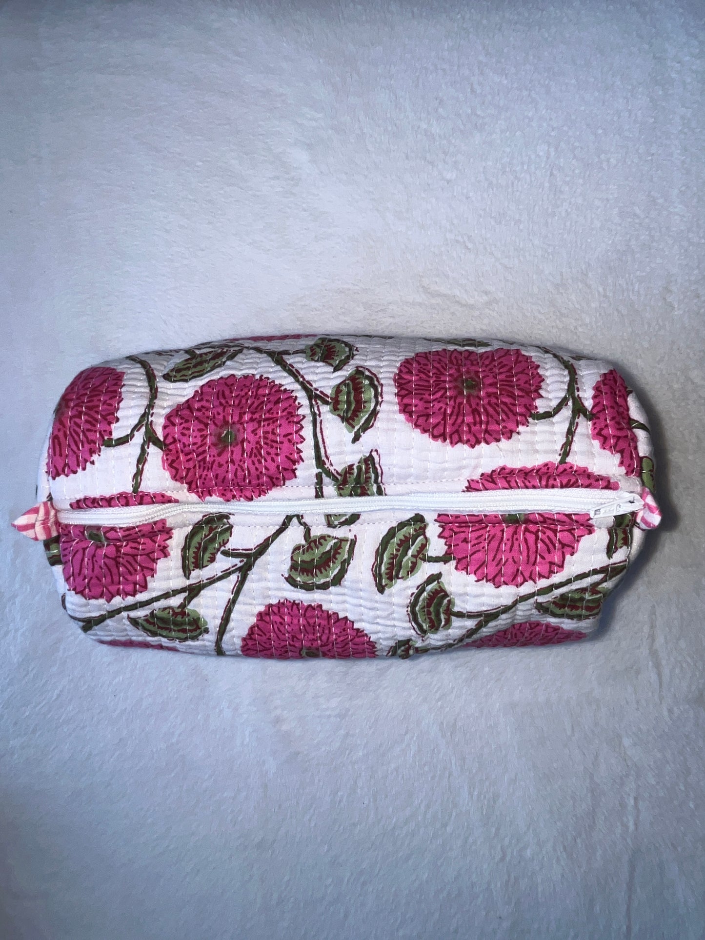 White Floral-1 – Utility Pouch Pack of 3