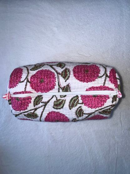 White Floral-1 – Utility Pouch Pack of 3