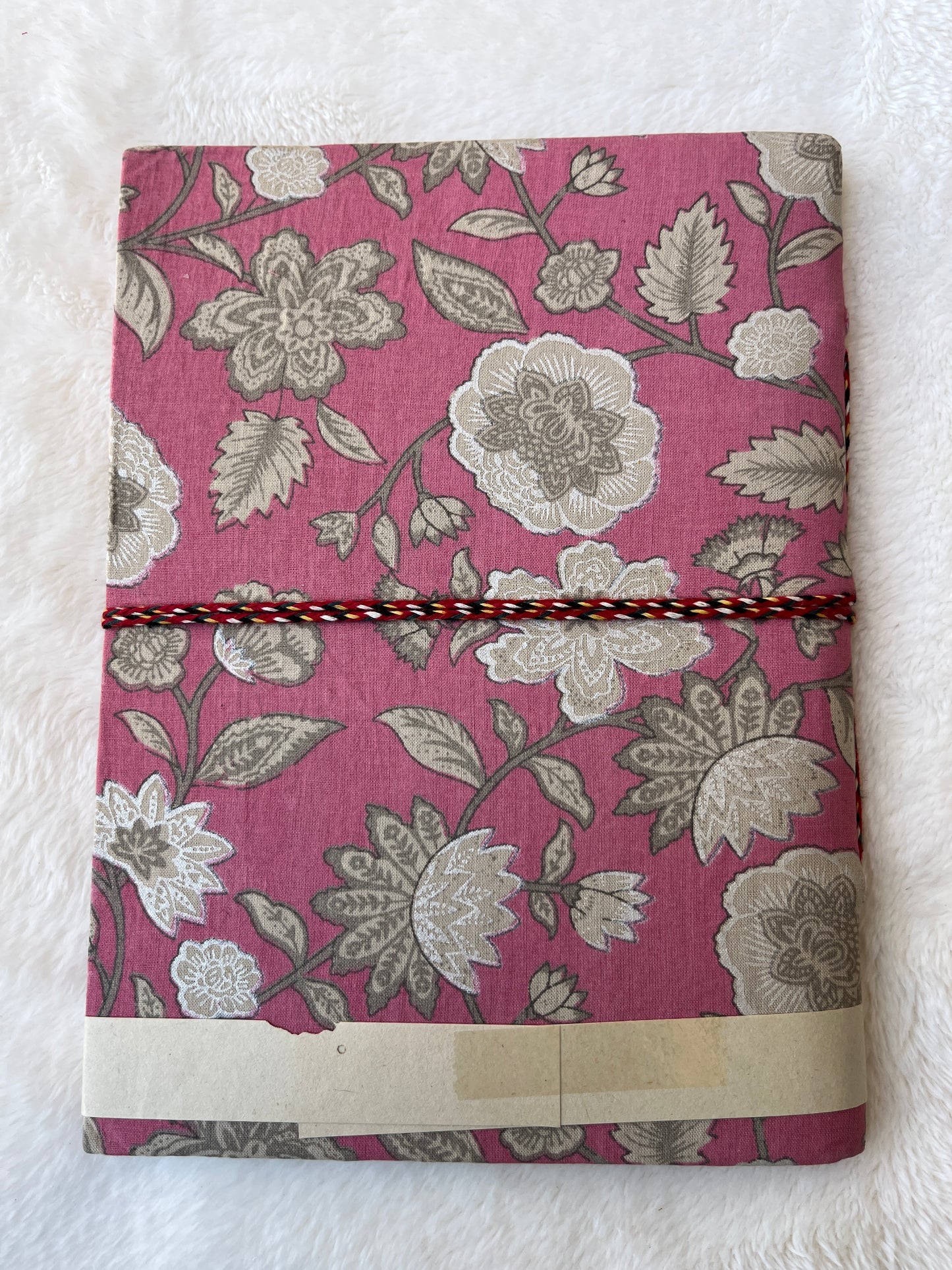 Pink floral- 2 – Handcrafted Journal