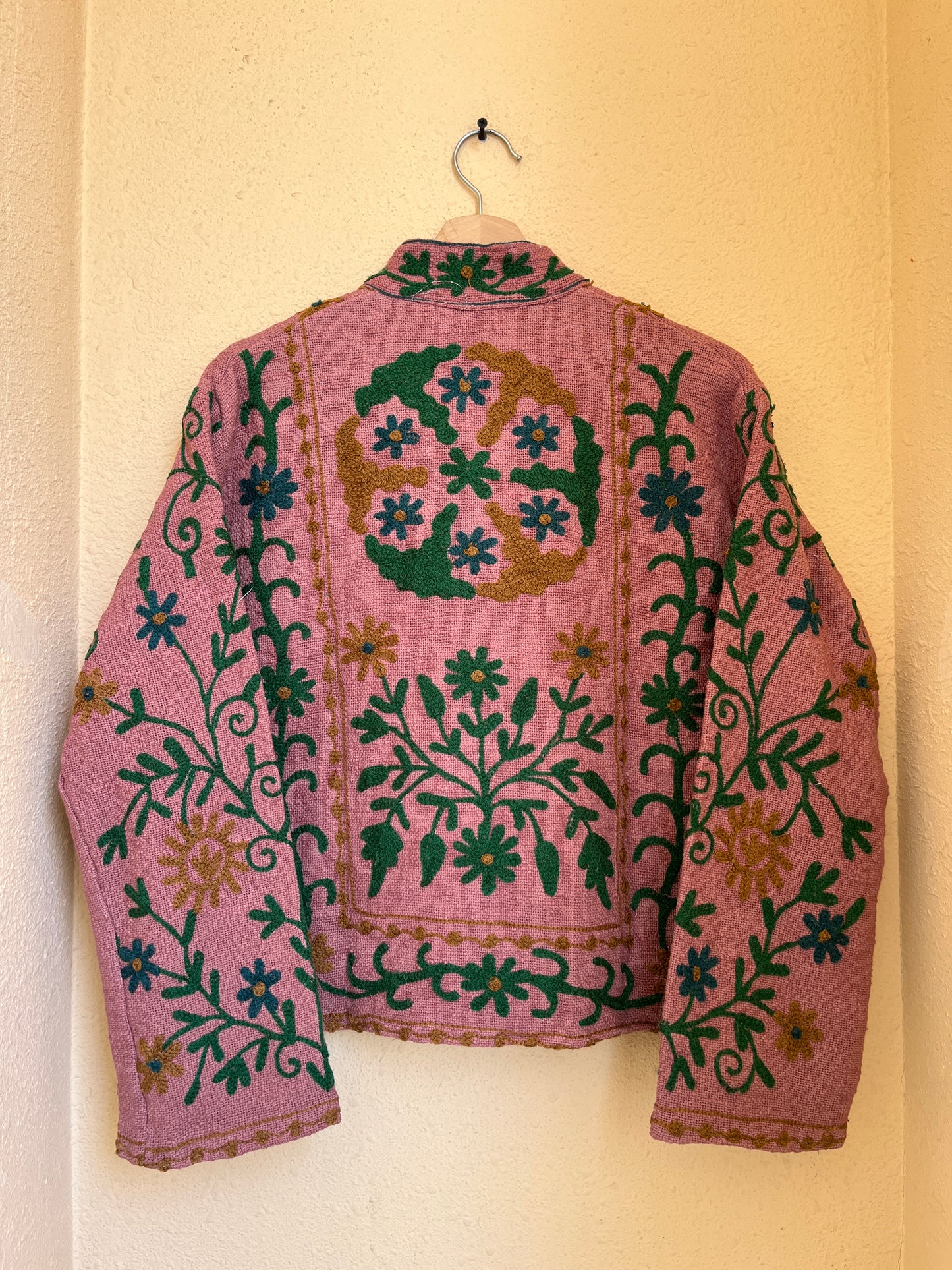 Women's Cotter Suzani Reversible Jacket – Artistic Embroidered Statement Jacket