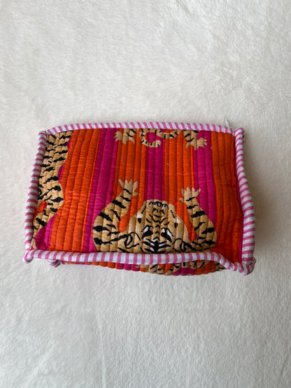 Orange Tiger Pyramid – Utility Pouch Pack of 3