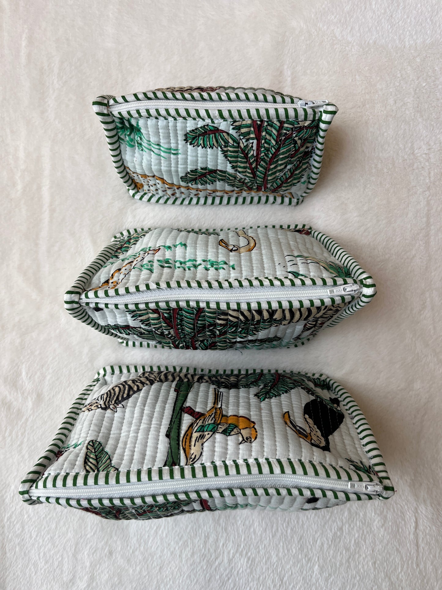 White Safari Pyramid– Utility Pouch Pack of 3