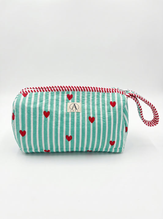 Cute Mint Heart – Hair Styler Travel bag