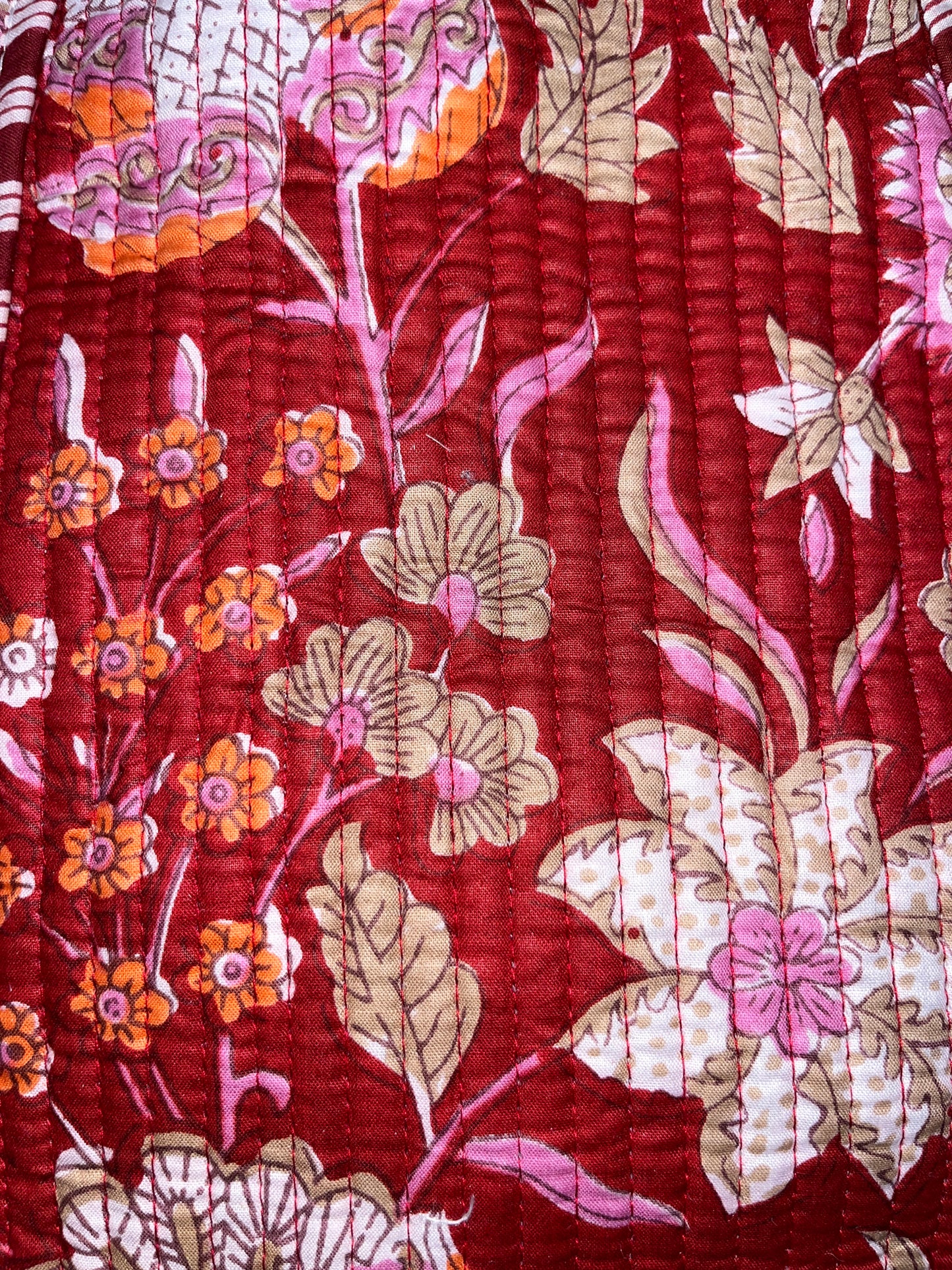 Red Floral – Tote & 3 Pouch Set