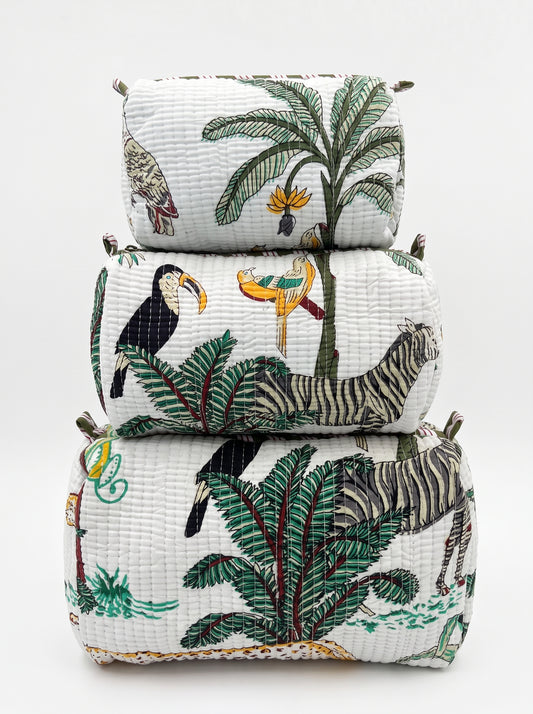 White Safari- Utility Pouch Pack of 3