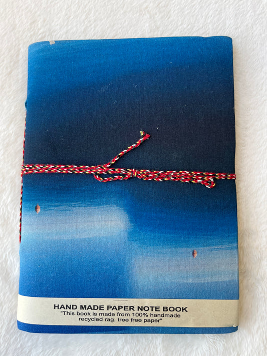 Blue white – Handcrafted Journal