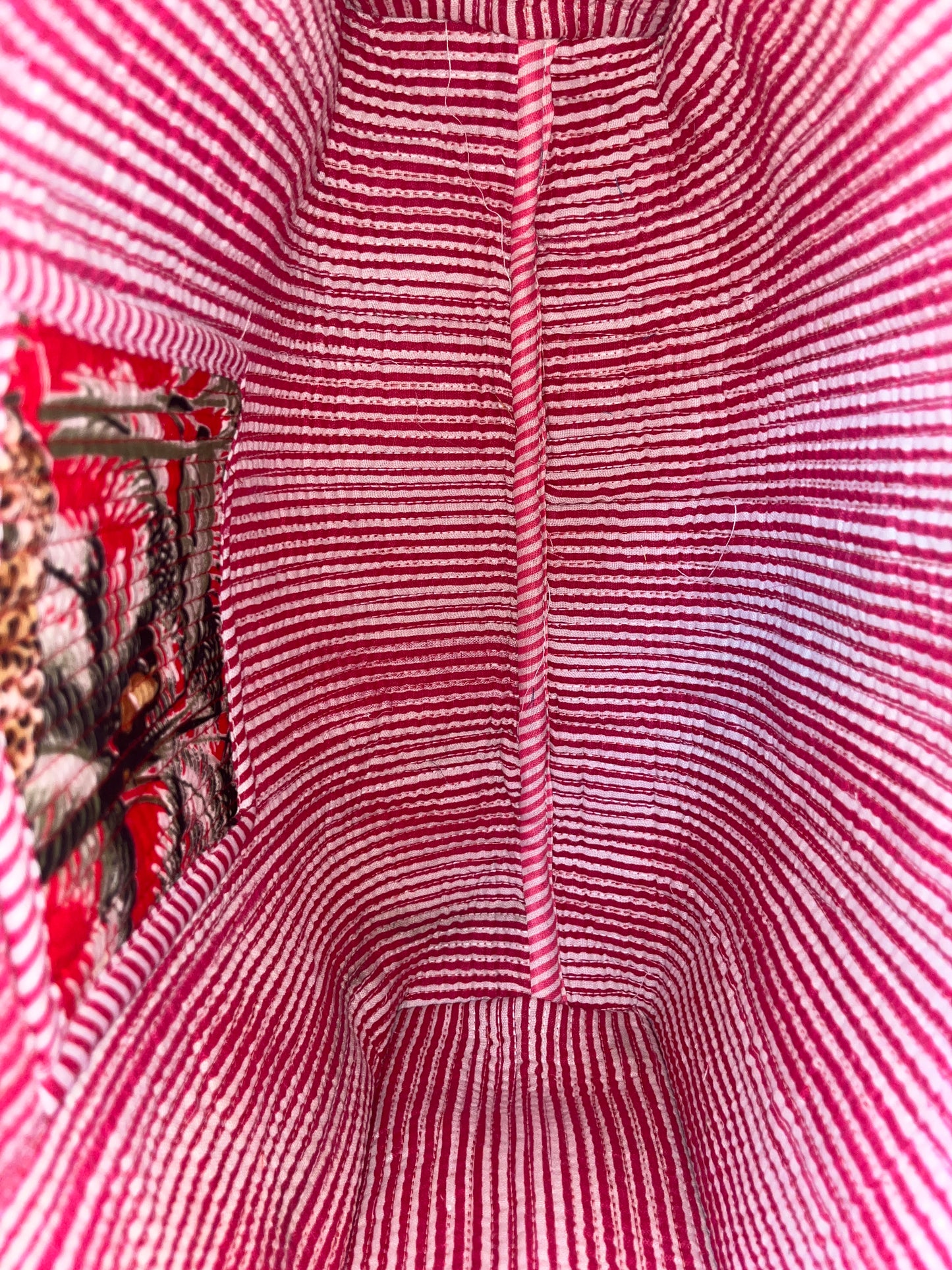 Crimson Red Jungle – Muse Tote Bag 16X16