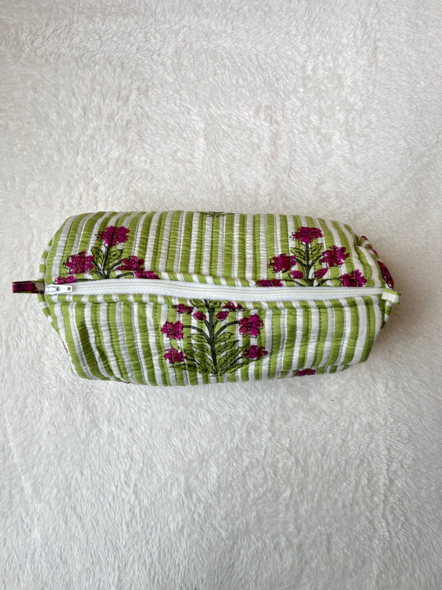 Green floral – Utility Pouch Pack of 3