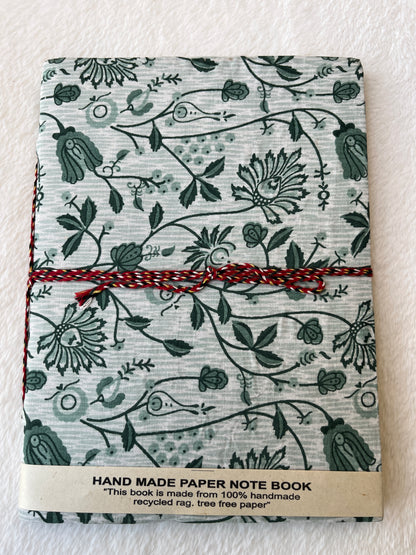 Green Floral – Handcrafted Journal