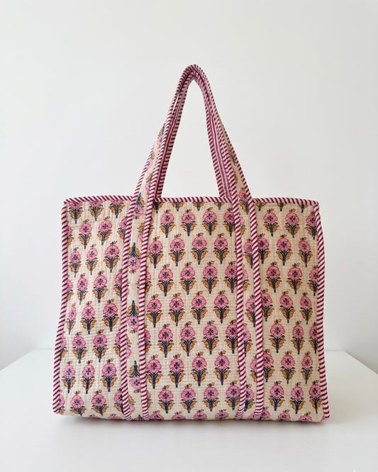 Blush Pink Meadow – Muse Tote Bag 16X16